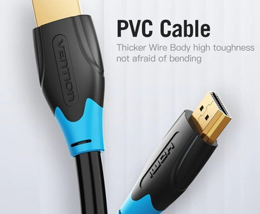 CABLE HDMI V2.0 4K M-M 75 CM NEGRO VENTION