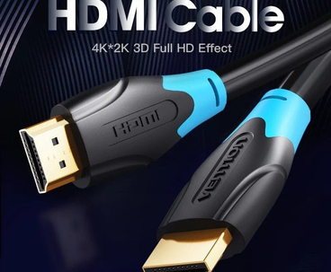 CABLE HDMI V2.0 4K M-M 75 CM NEGRO VENTION