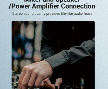 ADAPTADOR AUDIO RCA/H A JACK 6.5/M AZUL VENTION