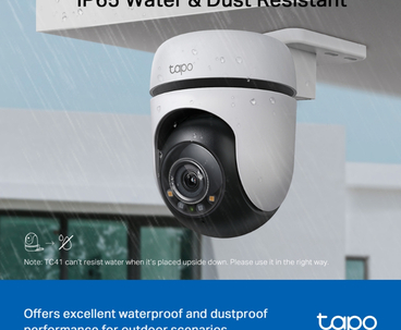 TP-LINK CAMARA IP VIGILANCIA 2K WIFI 360 OUTDOOR