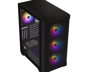CAJA SEMITORRE ATX GRAPH F-RGB BLACK BITFENIX