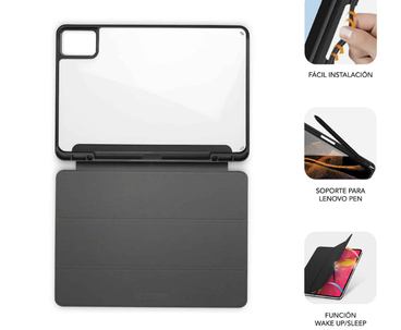 FUNDA TABLET CLEAR SHOCK LENOVO M11 11" NEGRO SUBBLIM
