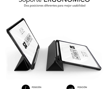 FUNDA TABLET CLEAR SHOCK LENOVO M11 11" NEGRO SUBBLIM